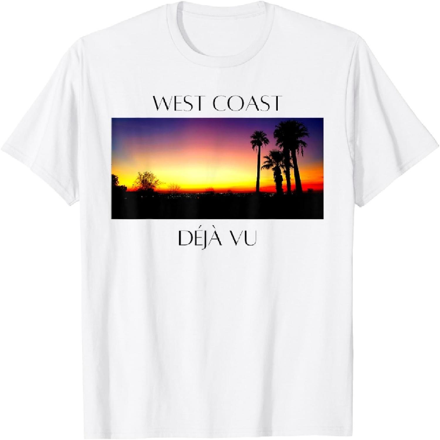 West Coast Déjà Vu- sleek, modern, California sunset T-Shirt S