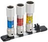 TONE Quick fit thin long foil nut socket set with protector HAPQF403LN Drive angle Contents 3 items 12.7mm (1/2")