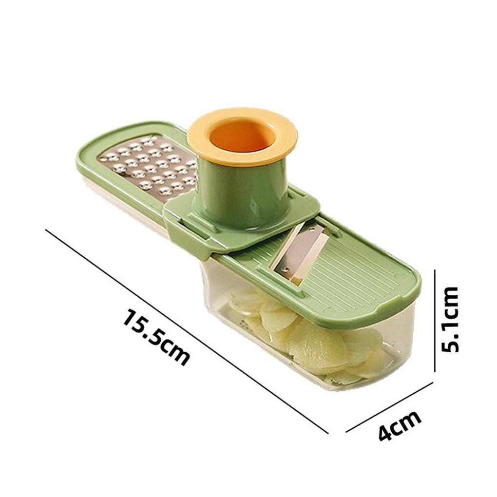 Multiple Functions In One Mini Garlic Slicer Slice Shred And Grind Effortlessly Mini Garlic Slicer Multi-Functional