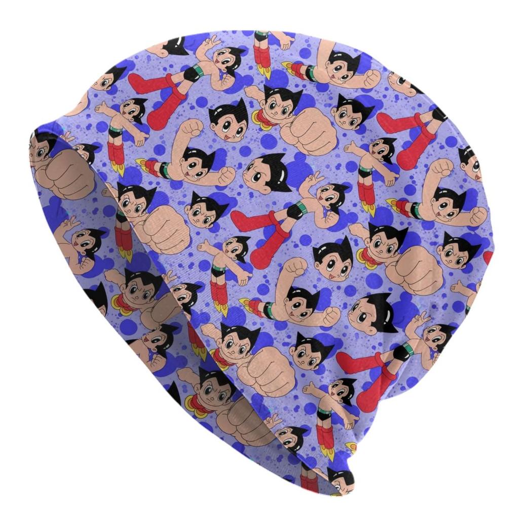 Custom Astro Boy Japan Unisexga Beanies Caps Unisex Women Unisex Hip Hop Winter Warm Knit Hat Adult Anime Cartoon Bonnet Hats