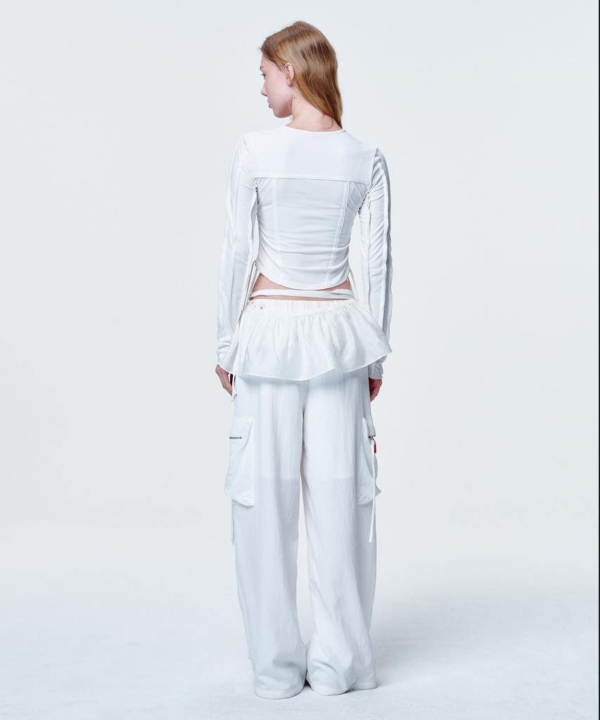 2113 STUDIO Corset Long Sleeve White