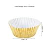 500PCS Aluminum Foil Paper Cake Cup Cupcake Liners Muffin Cases Kitchen Baking Tools