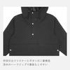 Anorak para adultos tamanho G Ultra-repelente à água (zíper meio) Preto,