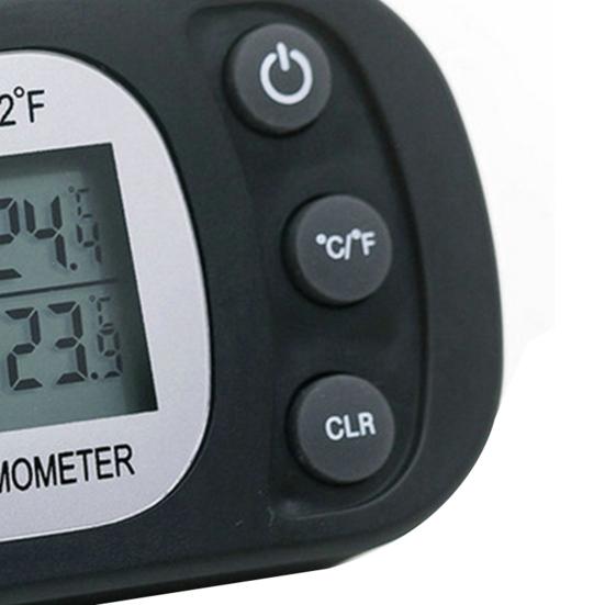 Fridge Thermometer Anti-humidity IPX3 Waterproof Electronic High Accuracy Magnetic Fridge Temperature Meter