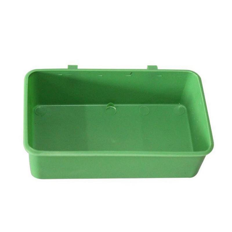 Pet Bird Water Bath Tub Pet Bird Bowl Parrots Parakeet Birdbath Cage Hanging Plastic Birds Pigeons Cage Water Food Feeder G