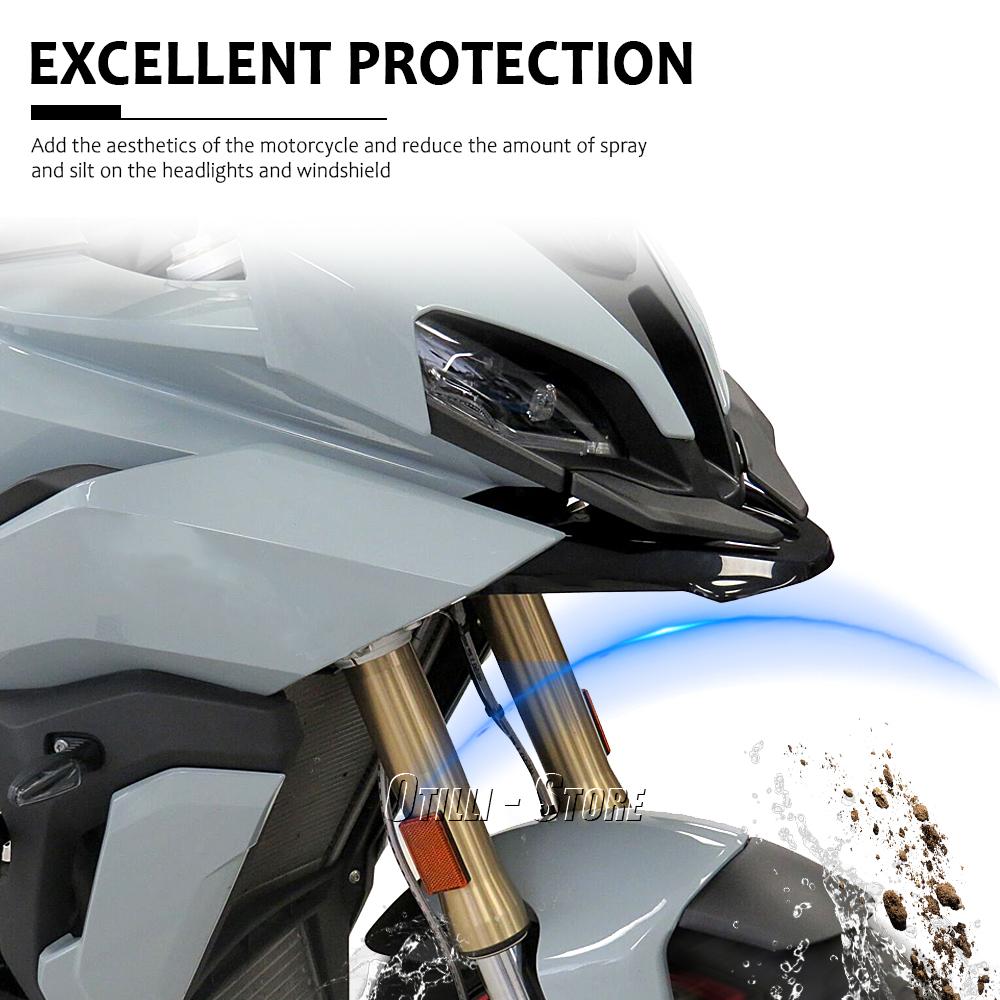 New For BMW S 1000 XR S1000XR S1000xr 2020-2023 Motorcycle Mudguard Front Beak Fairing Extension Wheel Extender Fender