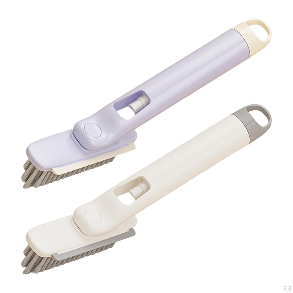 3-in-1 Crevice Cleaning Brush, Compact And Practical Tool, Grout Cleaner Brush for Tile