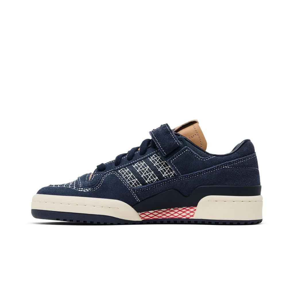 adidas Forum 84 Low 'Sashiko' (Unisex) Shadow Navy / Legend Ink / Vivid Red Skateboard Shoes GX8564