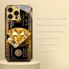 Banknote Design Wealth Luxurious High-end Phone Case Electroplated Glass PhoneCase for iPhone 17 16 15 14 13 12 11pm Pro Plus