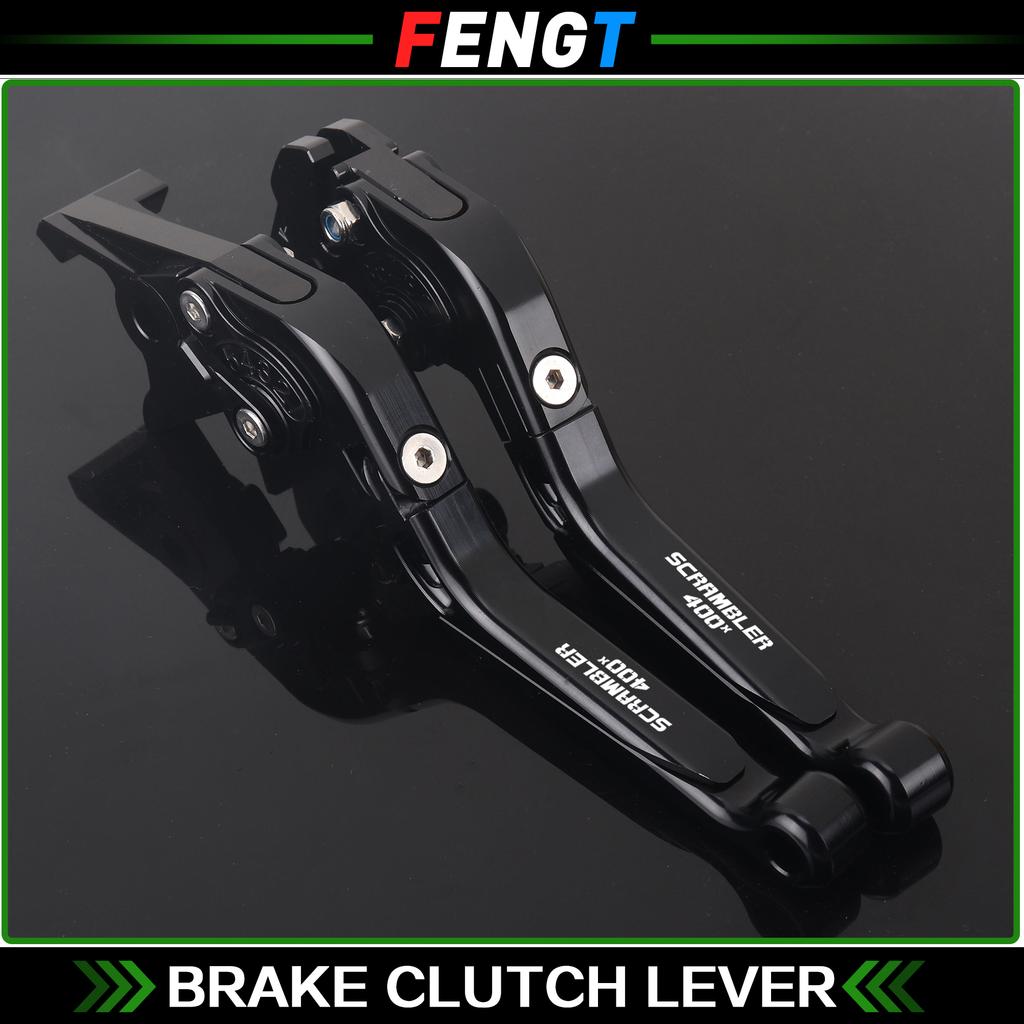 For Speed 400 Scrambler 400X Motorcycle Scrambler400x Speed400 CNC Adjustable Handle Brake Lever Extendable Clutch Levers