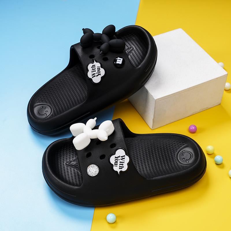 Practical Cute And Summer Slippers For Kids Cartoon Dog Design Eva Nonslip Shoes