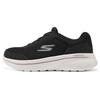 Archfit Fabric Synthetic Leather Simple Comfortable Low Top Lifestyle Casual Shoes Women Sneaker Black 125842-BKMV