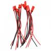 Connector Pre Wired Cable Set 2P Male + Female Pair 200mm Red + Black Wire