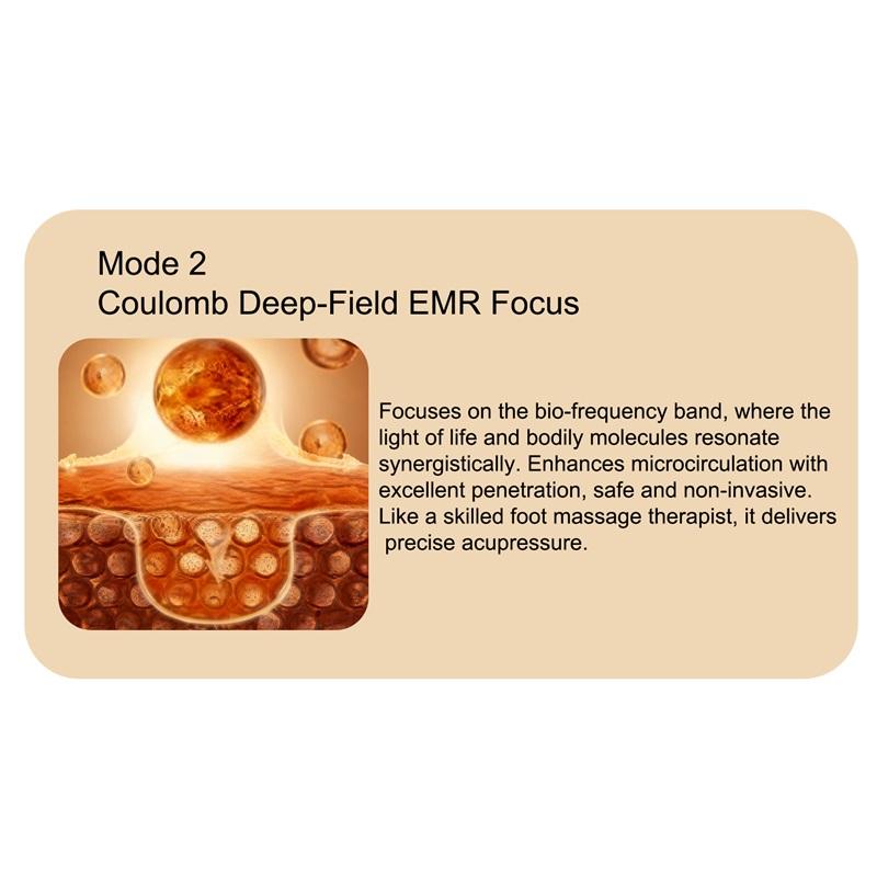 Terahertz RF Foot Massager New Foot Spa MachineEMS Vibrator for Foot Reflexology Painless Foot Care Device for Home Use