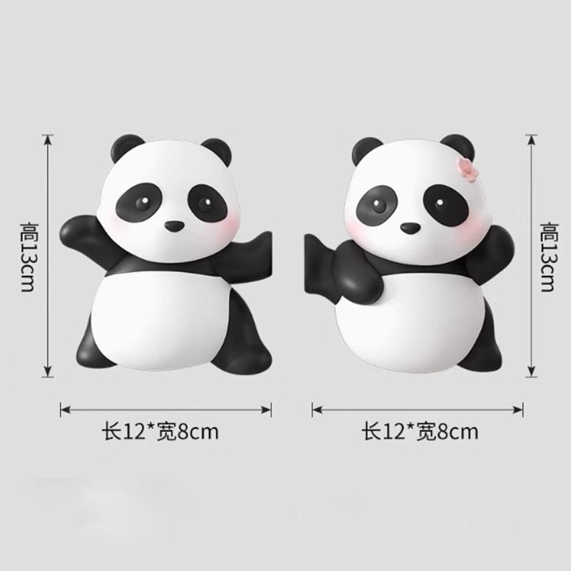 Panda Red Wine Rack Decoration,Wine