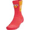Under Armour ZHIMAJIE SESAME STREET / Sesame Street SS22 Crew Socks Unisex Red (Unisex) Crew Socks 1358779 854