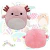 Squishmallow Axolotl Pink Plush Toy Stuffed Animals Doll Hug Pillow Child Gift