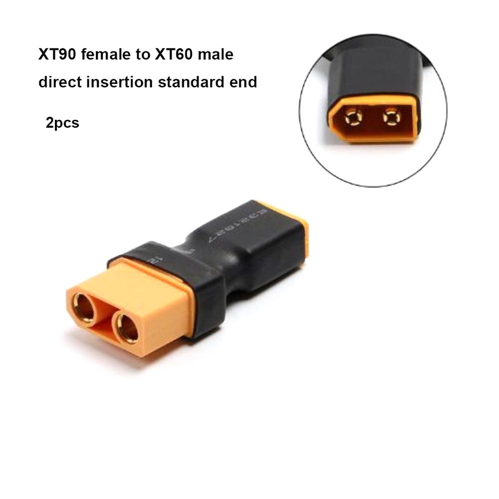 XT90 EC3 Airplane Battery Revolving Female Connector to Banana Head for 2pcs Welding Accessories