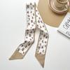 Long silk scarf, high-end new versatile hair tie streamer, atmosphere ribbon, spring and summer decorative scarf, tied bag streamer