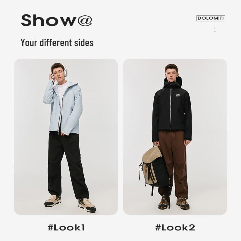 Navigare Men's Outdoor Hardshell Hooded Jacket