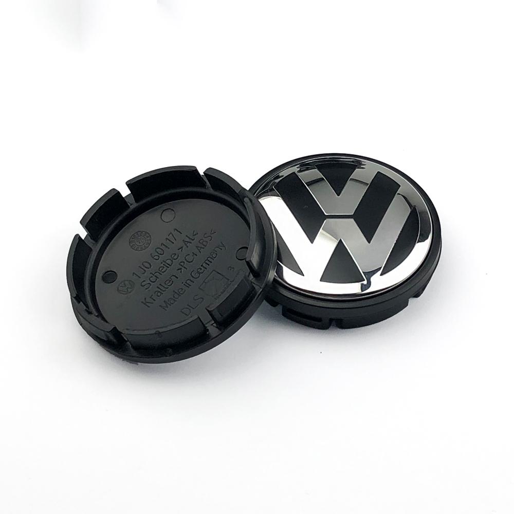 VW Wheel Center Hub Caps 4pcs 56mm 65mm For Peugeot VW GTI Scirocco Polo T5 Passat B6 Golf Tiguan Jetta T-ROC 3B7601171 1J0601171