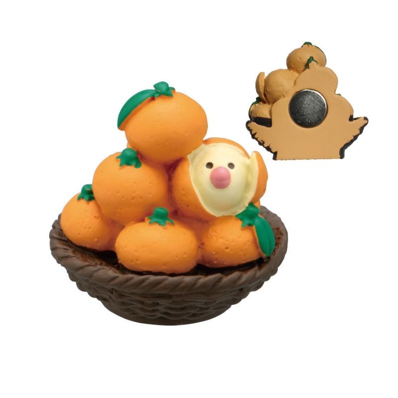 Japanese cat refrigerator sticker, grocery zakka cute bread coffee shop decoration gift miniature resin ornament