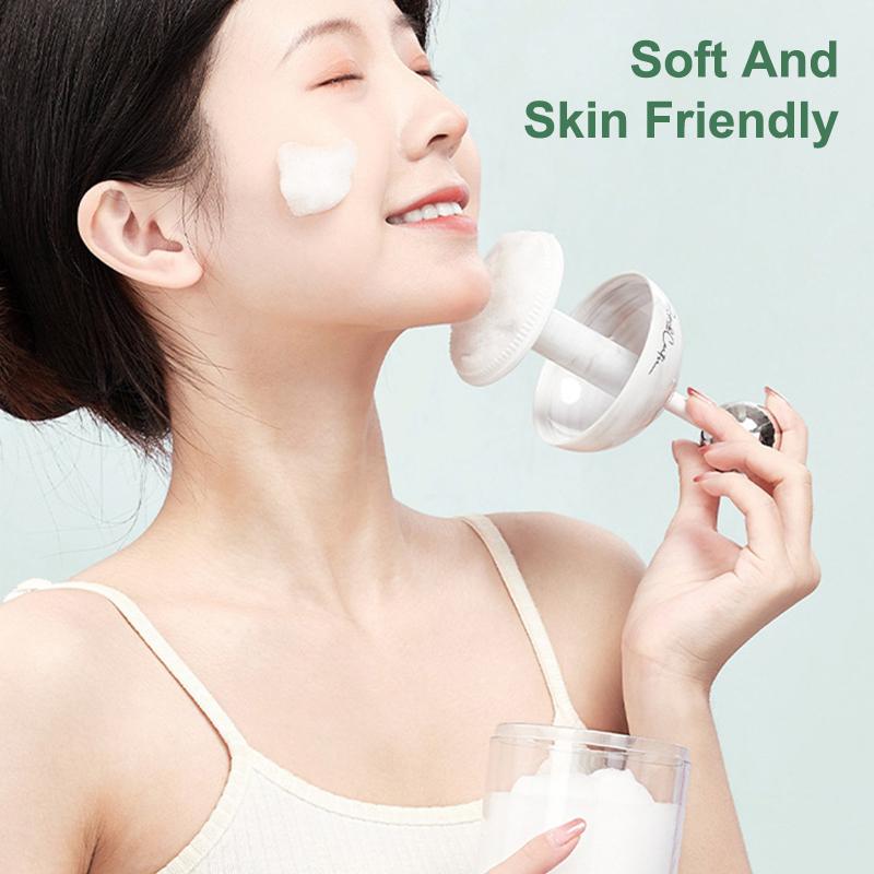 Face Wash Foam Maker Facial Cleanser Bubble Making Tool With Silicone Brush Foaming Machine Bubble Artifact Cleanse Your Face