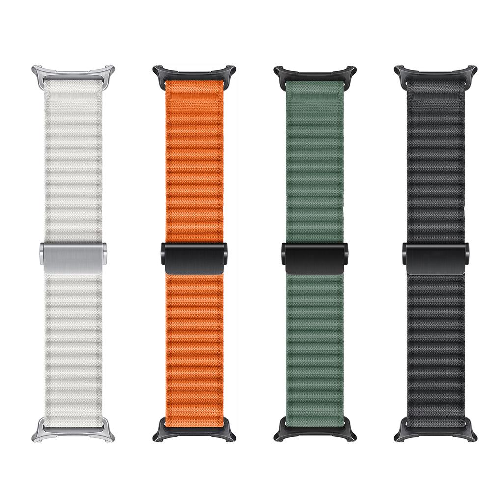 Original Trail-Armband für Samsung Galaxy Watch Ultra 47mm Offroad-Nylon-Geflochtenes Schlaufenarmband Gürtel Galaxy Watch 8 Ultra Armband
