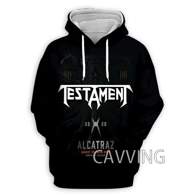 Testament Band 3D Gedruckte Mode Kapuzenpullover Sweatshirts Harajuku Hoodie Sweatshirts Oberteile Kleidung für Damen/Herren