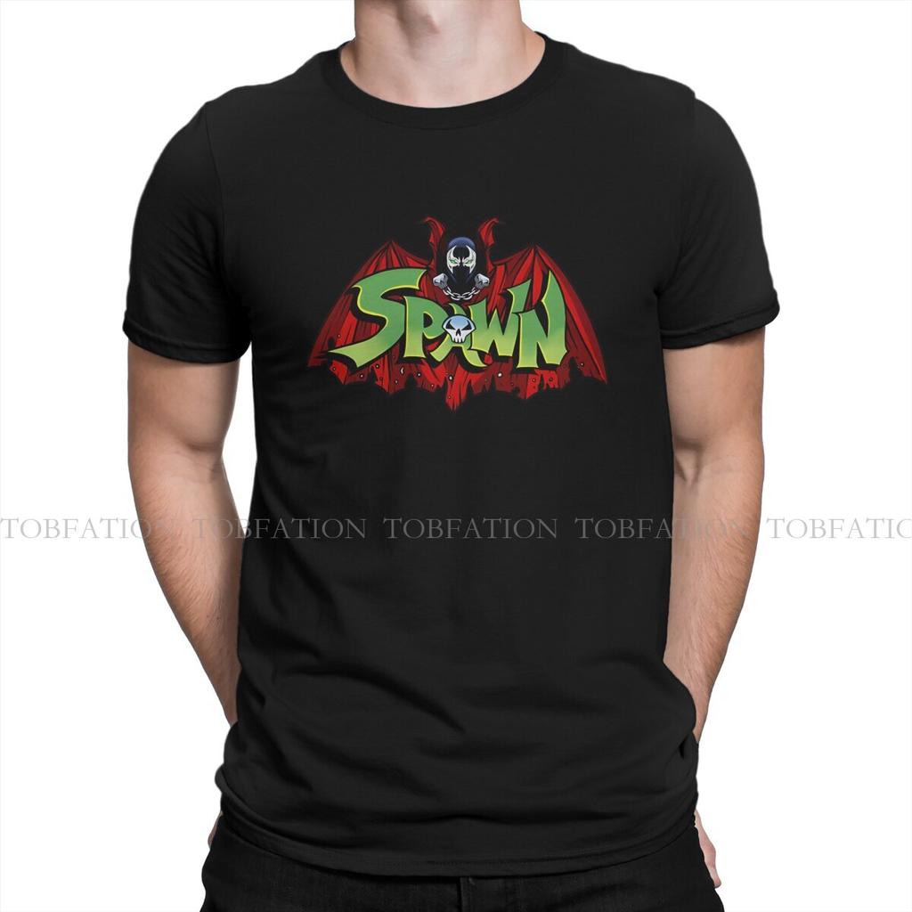 T-shirt SpawnBat da Uomo Spawn Fumetti Top Maglietta Originale 100% Cotone Stampata Larga Regalo Creativo