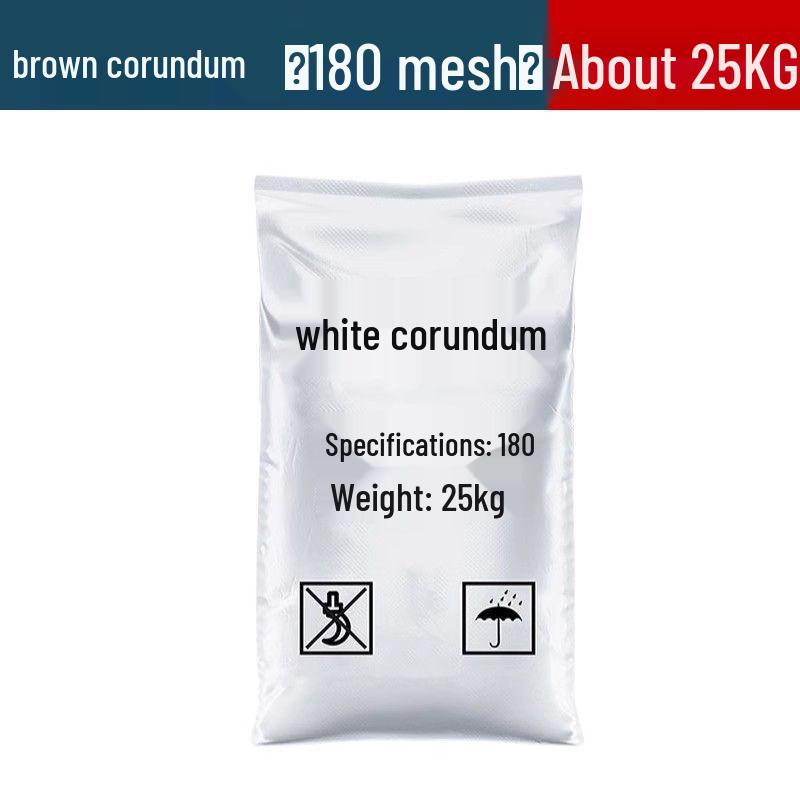 Sandblasting Machine with Brown/White Corundum, Glass Beads, and Emery for Abrasive Sand Use