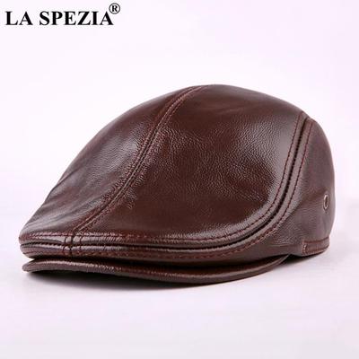 burgundy leather baseball cap