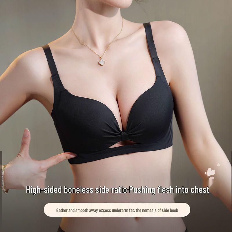 Versatile Breathable Push-Up Bra for Women - Enhances Smaller Busts, Lift-Up, Anti-Sagging, Side Support, No Underwire.