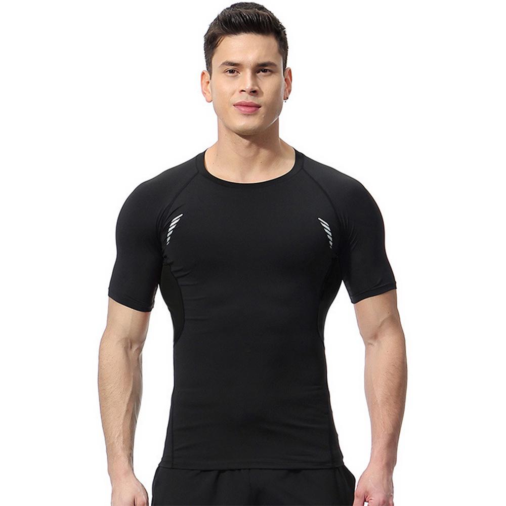 Men's Summer Quick-Dry Elastic T-Shirt for Sports