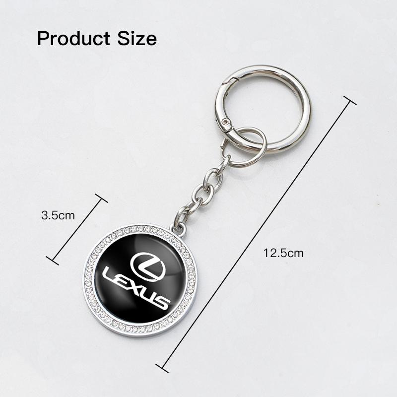 Car Key Rings Keychain Pendant for Lexus RX330 Fsport IS200 IS250 RX350 GX NX300h Ct200h ES300h IS300h RX400h ES350 GS300 GX470