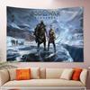 God of War Tapestry Floor Mat NonSlip Laundry Room Mat Laundry Decor Balcony Child Living Room Household Carpets
