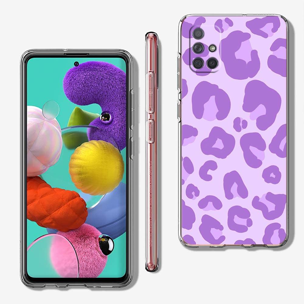 infinity on Purple Phone Case For Samsung Galaxy A51 A71 A21S A12 A11 A31 A41 A01 A03S A22 A13 A33 A73 A53 A52 A32 5G A23 Cover