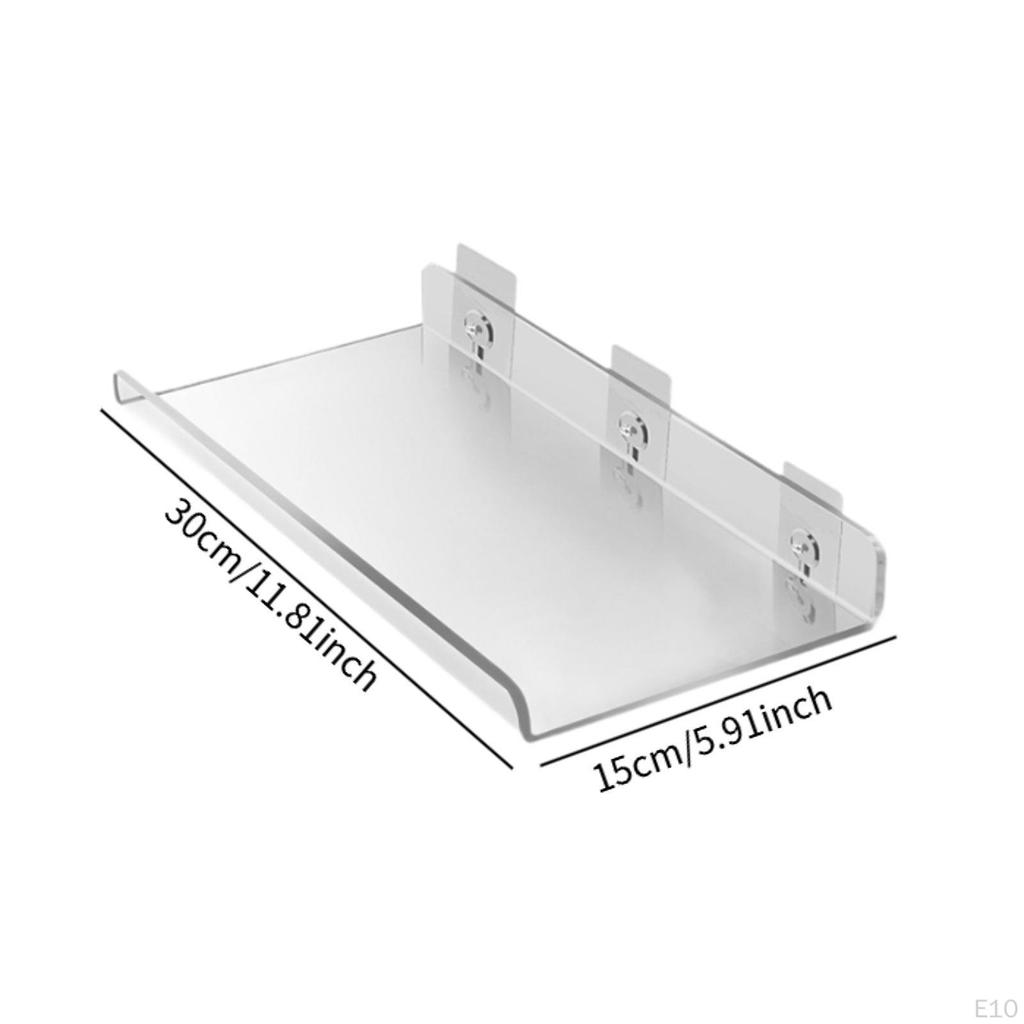 Acryl Aufbewahrungsregal Multifunktionelles Wandregal Modernes Design für Kosmetik Bücher Und