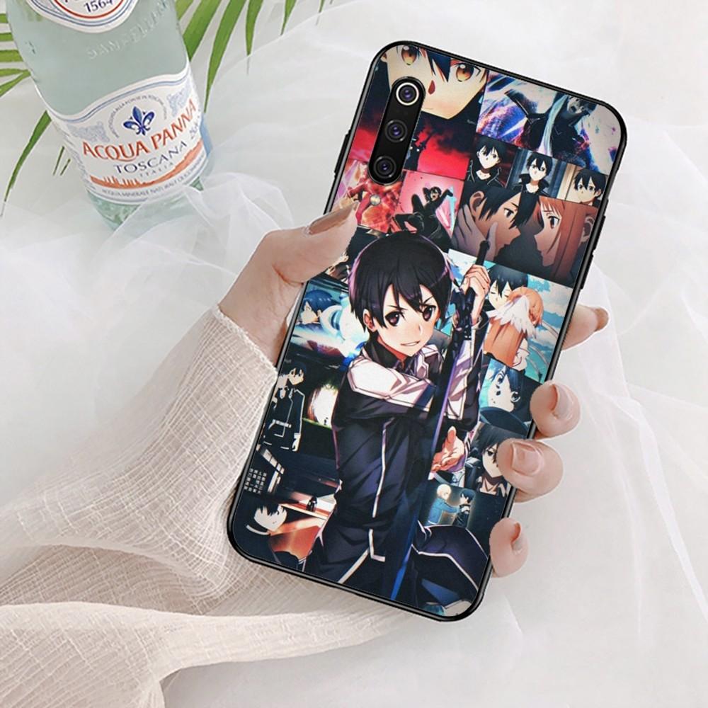 Sword Art Online Phone Case For Xiaomi Mi 5X 8 9 10 11 12 lite pro 10T PocoX3pro PocoM3 Note 10 pro lite