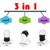 Fleece Neck Warmer Winter Windproof Scarf For Men Women Soft Warm Face Cover Bandana Mask Snowboard Skiing Outdoor Sports Gaiter