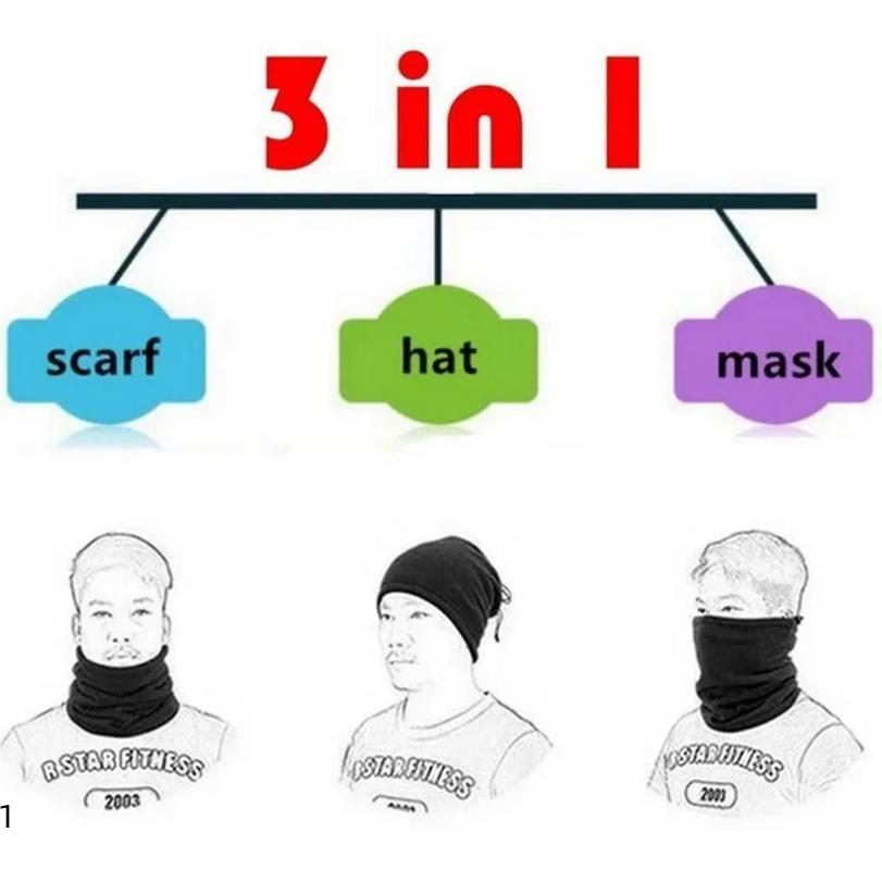Fleece Neck Warmer Winter Windproof Scarf For Men Women Soft Warm Face Cover Bandana Mask Snowboard Skiing Outdoor Sports Gaiter