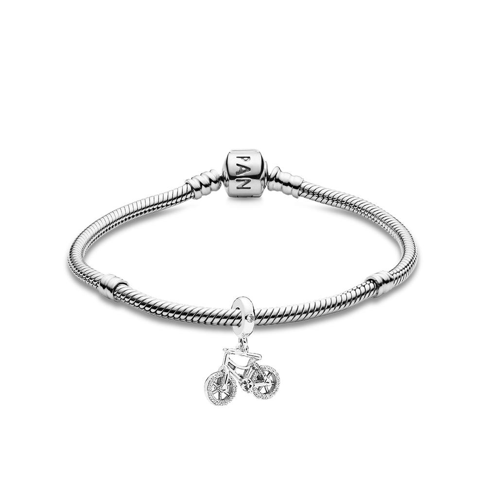 Pandora Bicycle Set 925 Silver Bracelet Unisex Bracelet ZT24092226A 18