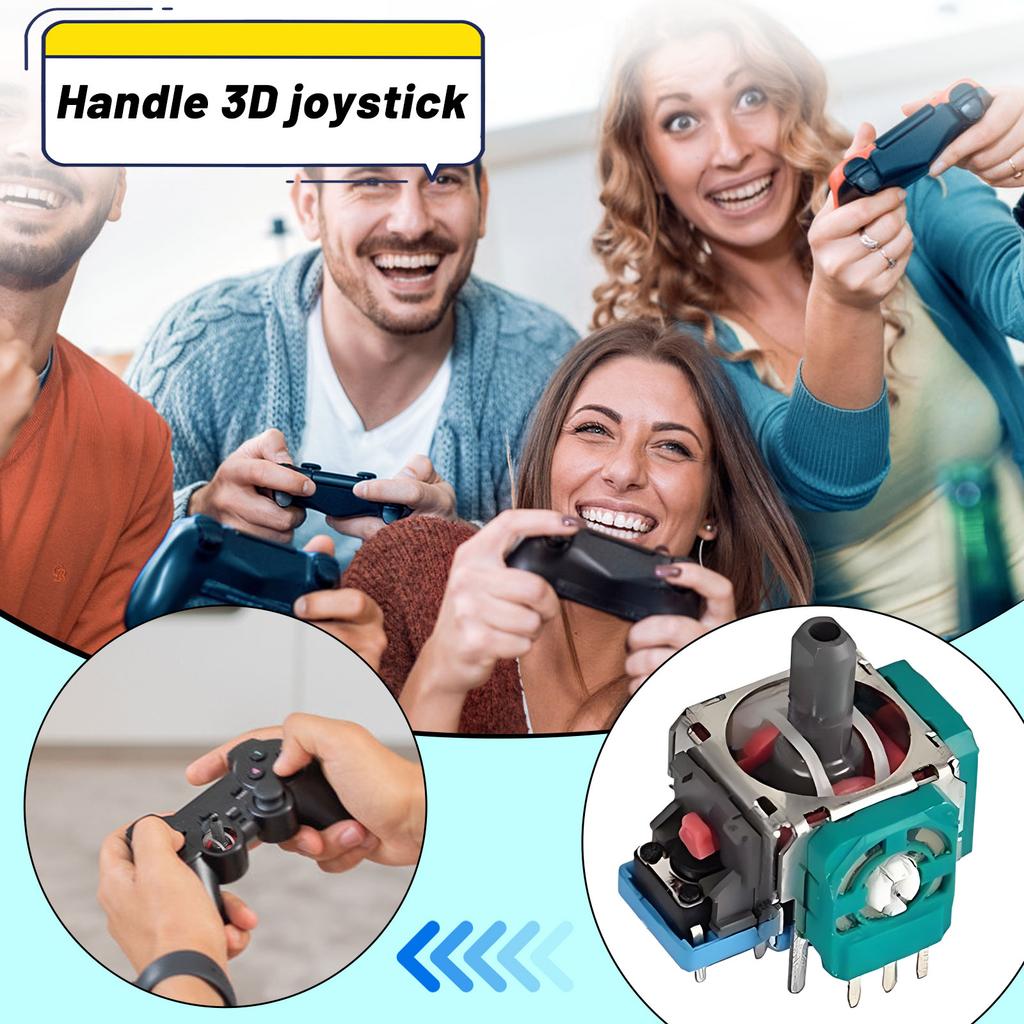 Controller Replacement  Module -3D Analog Thumbstick High Precision Control Built-in  Parts