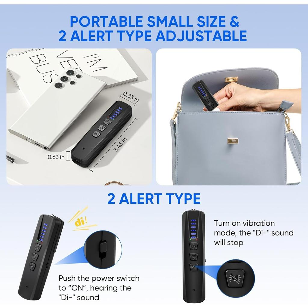 Versteckte Kamera Detektor, Anti-Spionage Kamera Finder RF Signal & WiFi Scanner Versteckte Geräte Detektor für GPS Tracker, 4 Modi für Hotel, Badezimmer, Büro