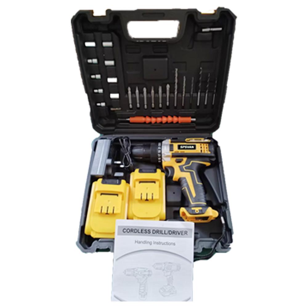 High-Speed Cordless Handheld Drill & Rechargeable Electric Screwdriver