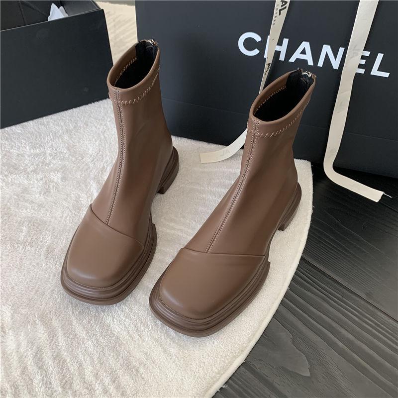 

Zhuoshu Универсальные ботильоны челси в британском стиле - Коллекция Осень/Зима 2025. 35