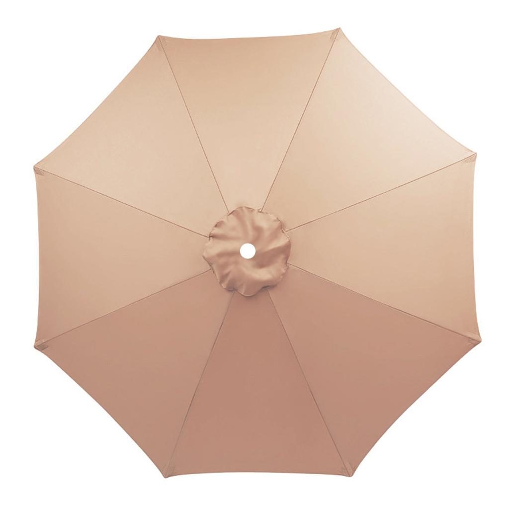 Large Outdoor Patio Umbrella with Durable Red Canopy, UV Protection, Wind Resistant, Easy Crank Lift, 8-Rib Frame for Garden, Deck, Poolside, Backyard