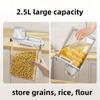 Storage Tank Moisture-proof Powder Cereal Airtight Laundry Detergent Storage Plastic Container with Measuring Cup Kitchen Items