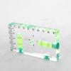 Magnetic Base Pocket Acrylic Check Bubble Level Tool Mini Level Tool Construction Tool with 90°/180° Level Bubbles