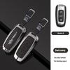 Alloy Genuine Leather Auto Intelligent Key Fob Case Cover Housing Fit For Geely Atlas Boyue Nl3 Ex7 Suv Gt Gc9 Emgrand X7 Borui Automotive Mount